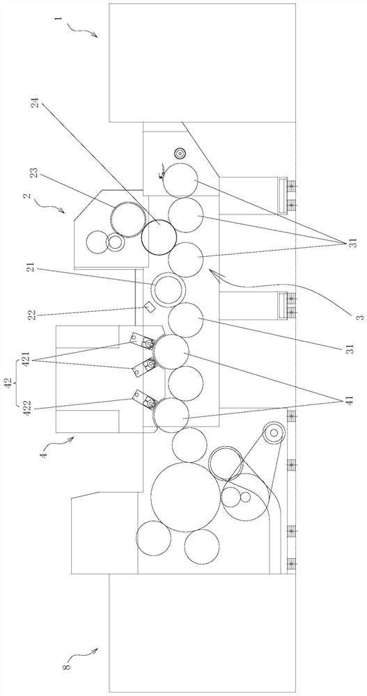 Pre-drying and curing mechanism, screen printing machine and printing method