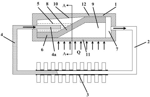 Compact type loop heat pipe device