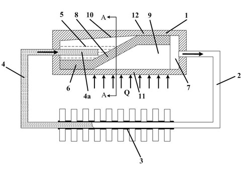 Compact type loop heat pipe device