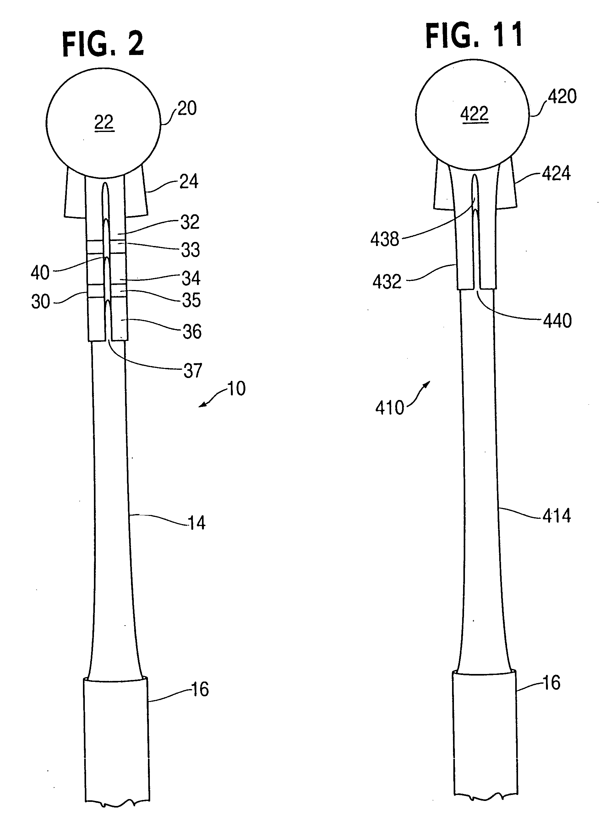 Hammer and hammer head having a frontal extractor