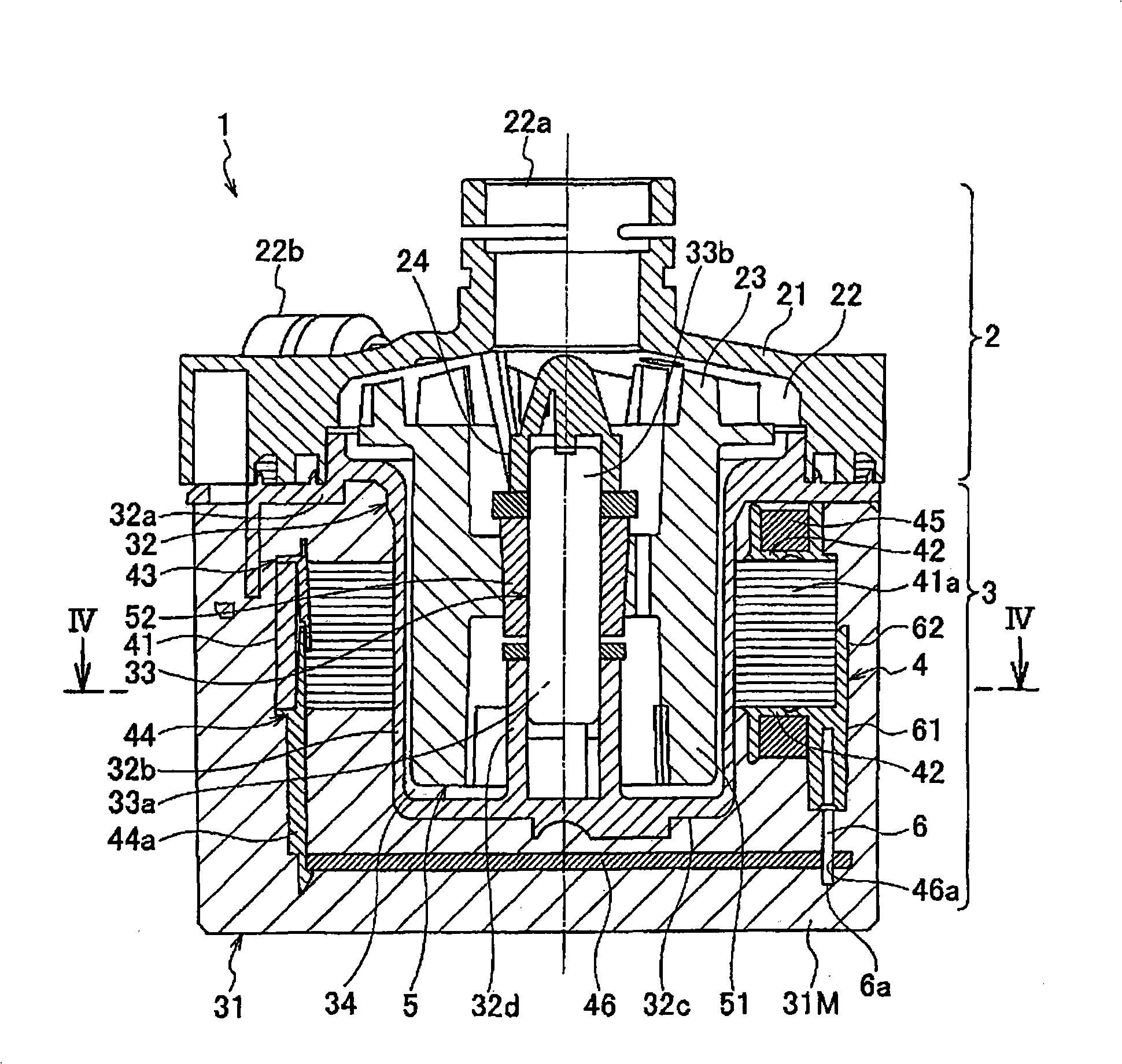 Motor and motor integrated pump with the motor