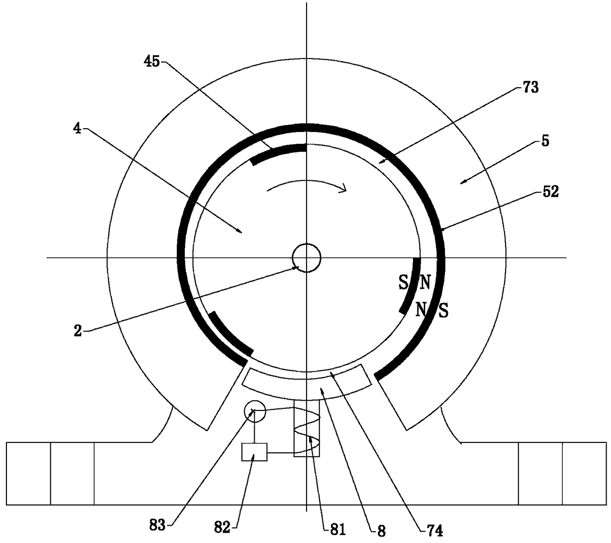 Electromagnetic inertial energy power machine