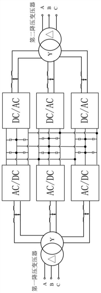 Flexible loop closing device based on H-bridge five-level topological structure