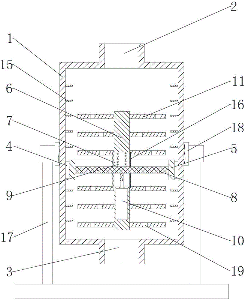 High efficiency type drum agitator