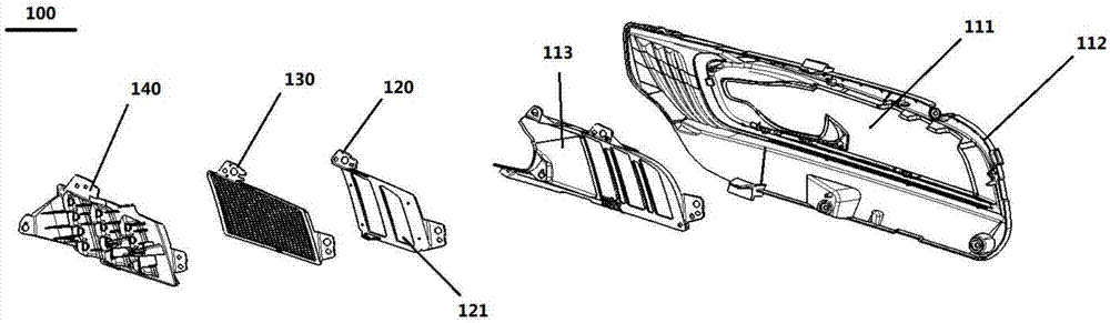 Car lamp structure used for car and mounting method of car lamp structure