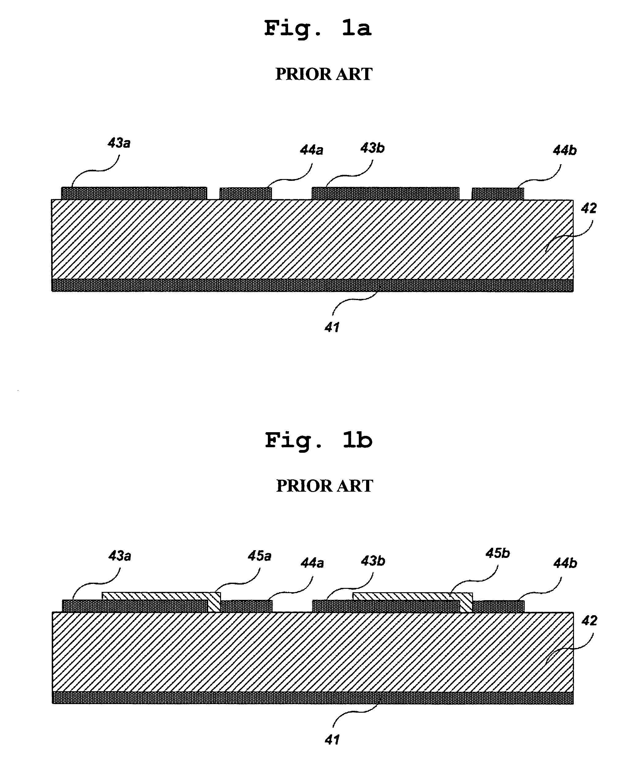 Printed circuit board with embedded capacitors therein, and process for manufacturing the same