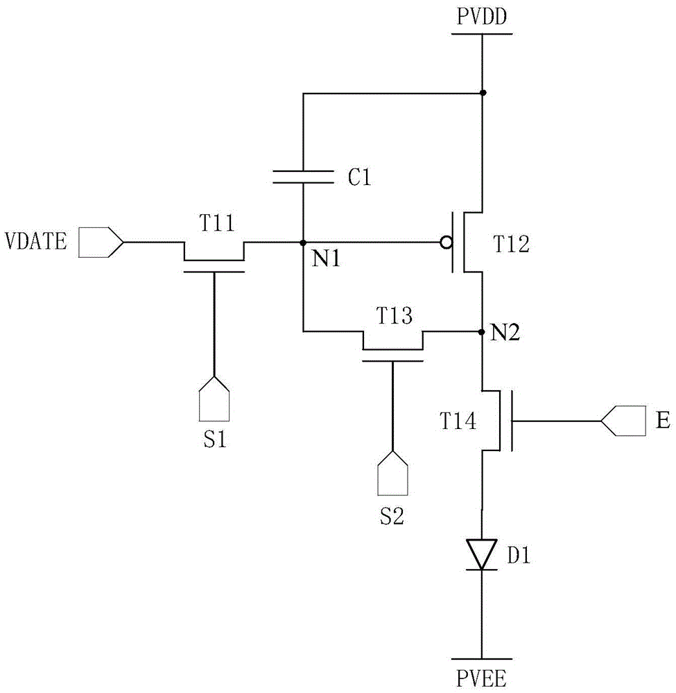 Pixel driving circuit, driving method thereof and array substrate