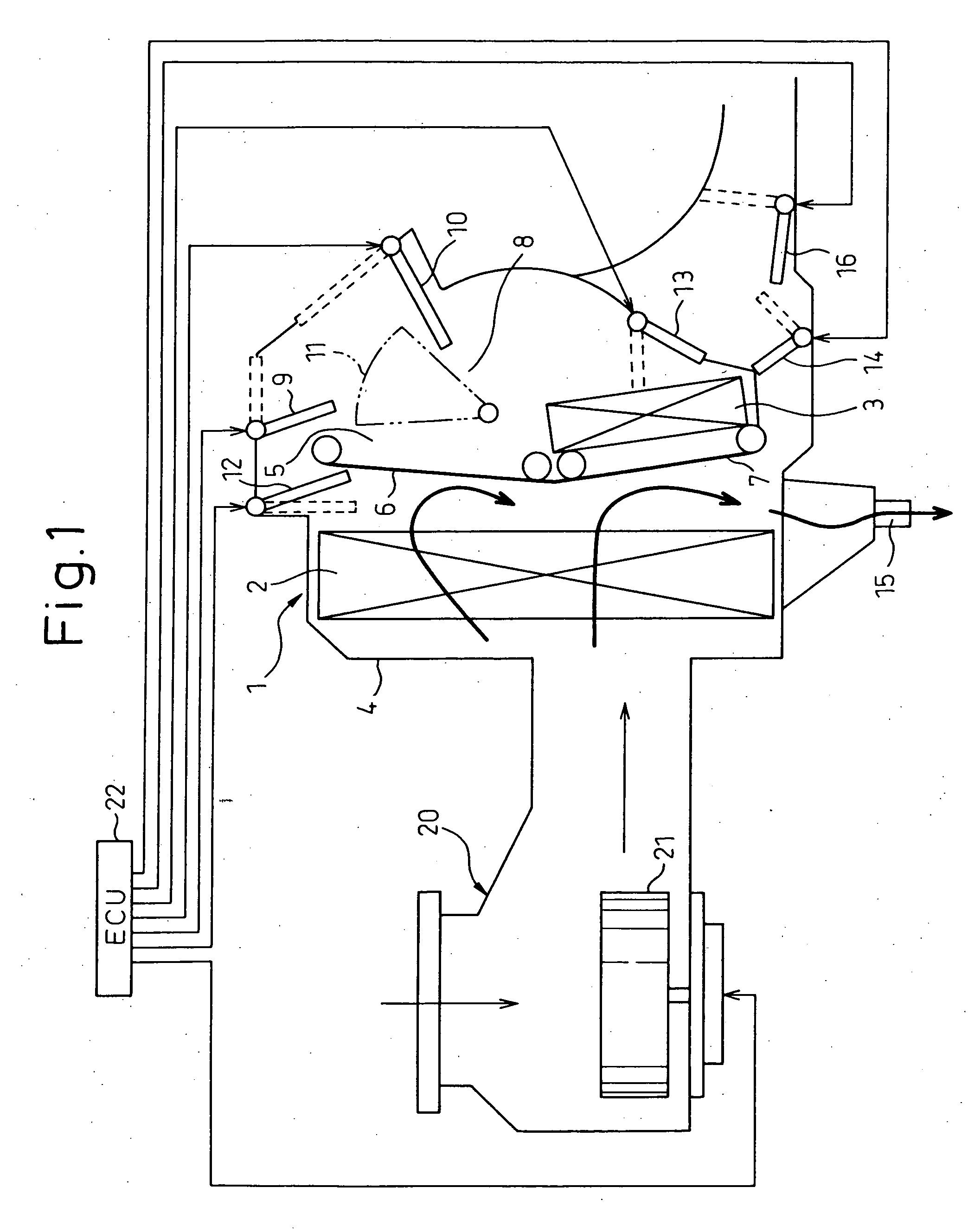 Air conditioner for vehicle use