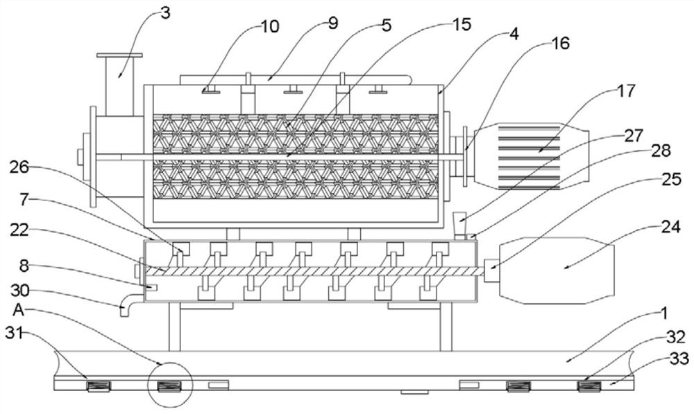 Screw press drying all-in-one machine