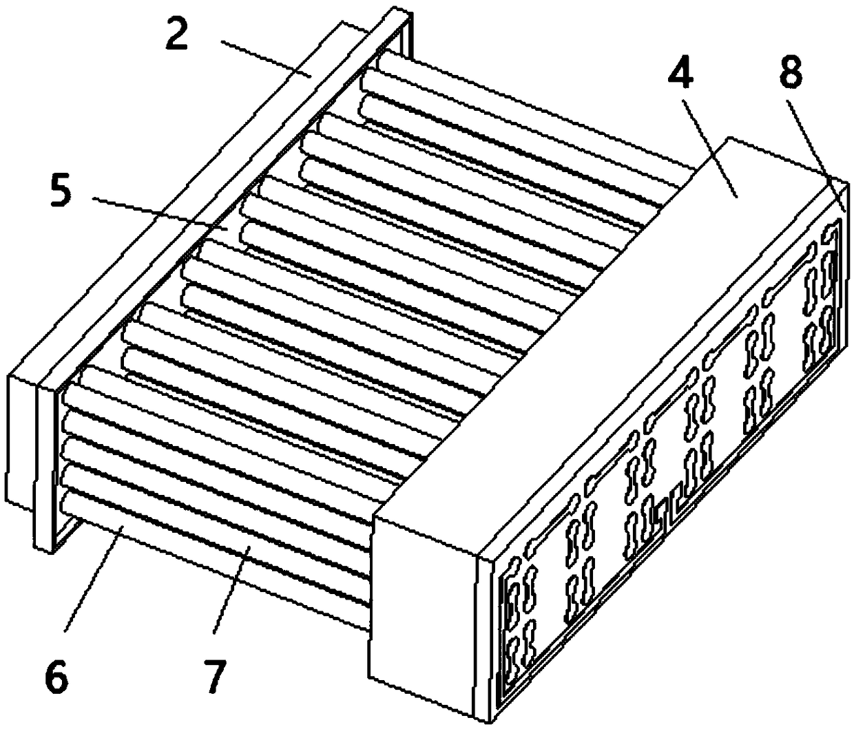 Flue-external wall temperature difference energy collecting device