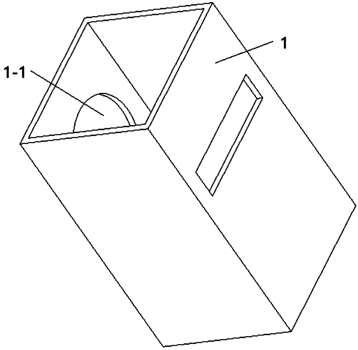 Flue-external wall temperature difference energy collecting device