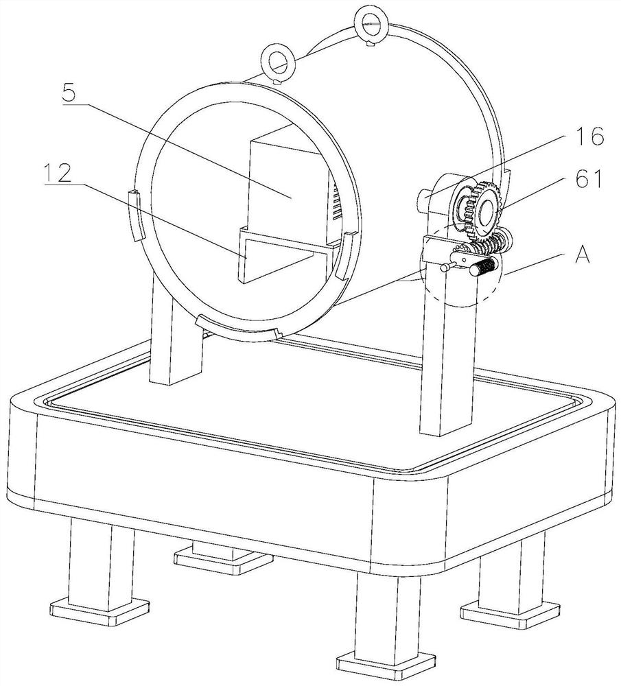 Draught fan with damping and noise reduction functions