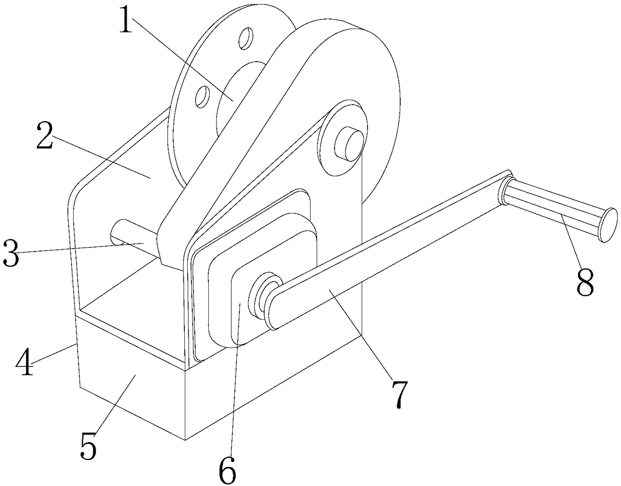 Power construction traction device