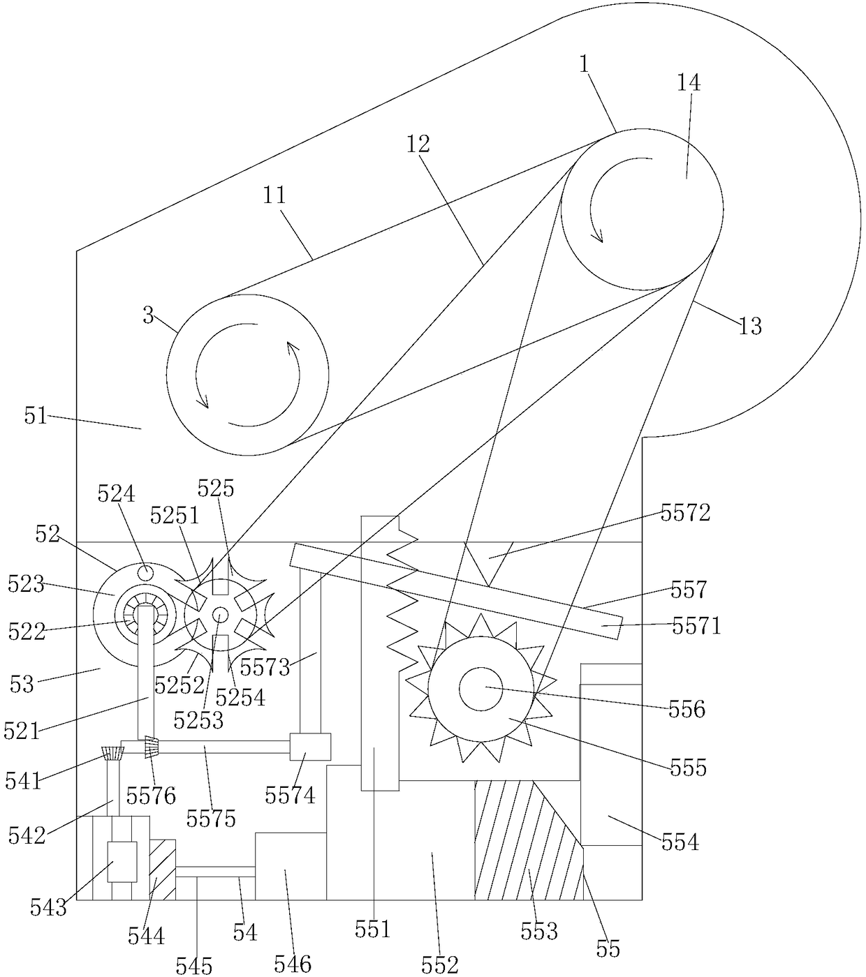 Power construction traction device