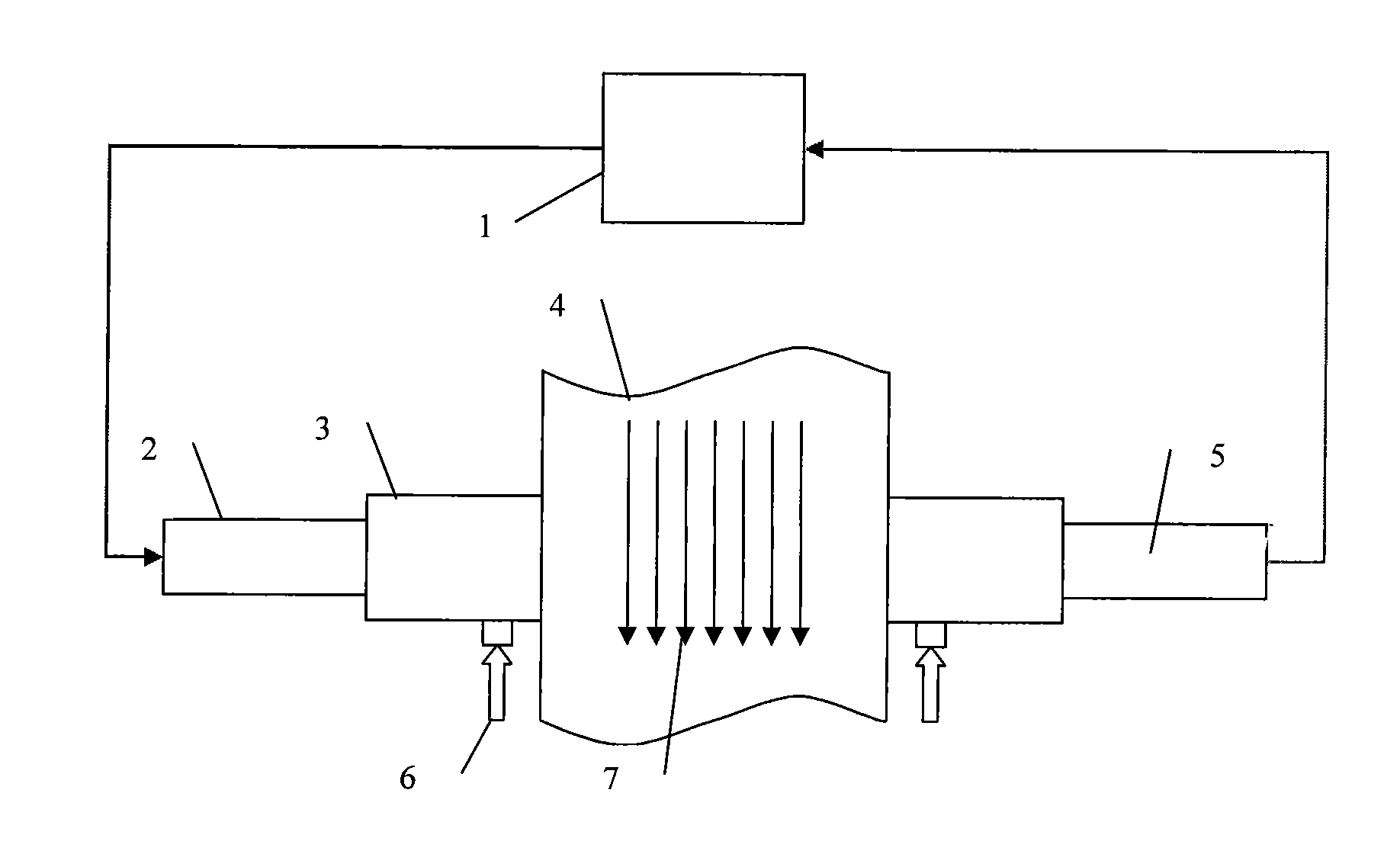 Calibration device and method of online laser gas analysis system