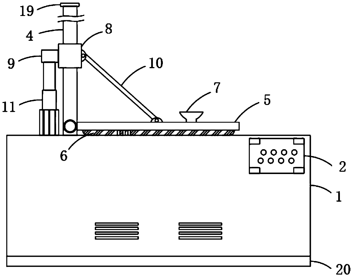 Injection molding machine for rubber toy processing