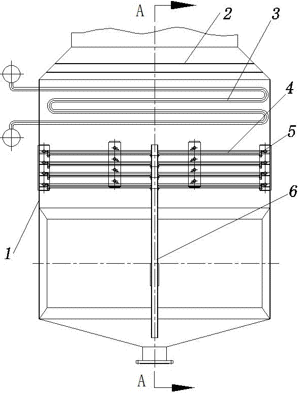 Efficient condensing horizontal film wet dust removal system