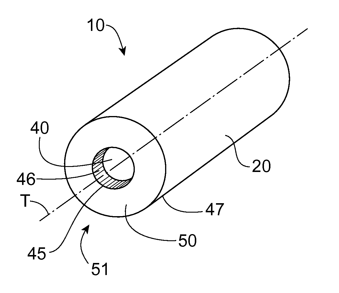 Process for making filament having unique tip and surface characteristics