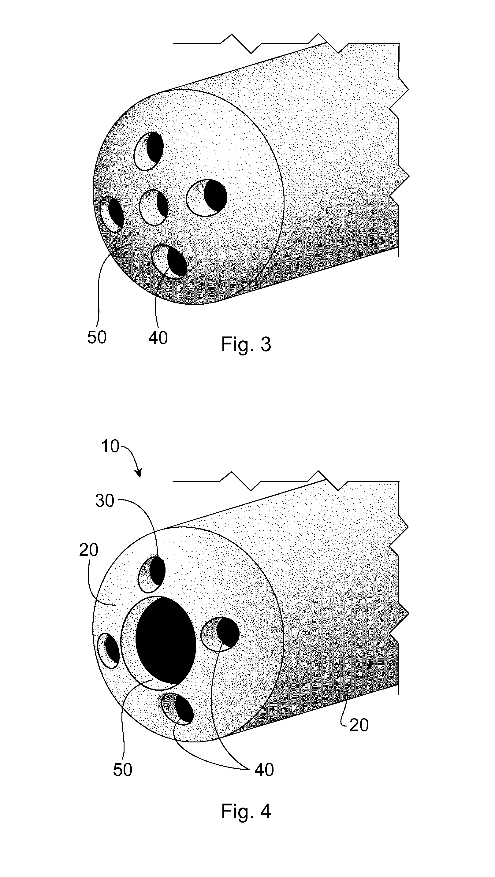 Process for making filament having unique tip and surface characteristics