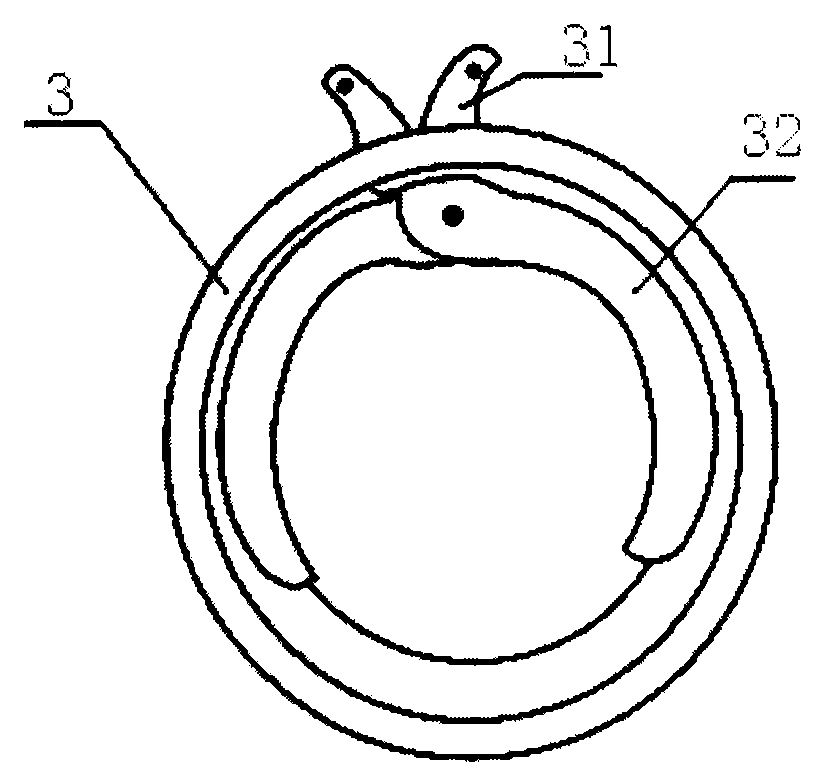 A semi-automatic gun type fruit bagging machine