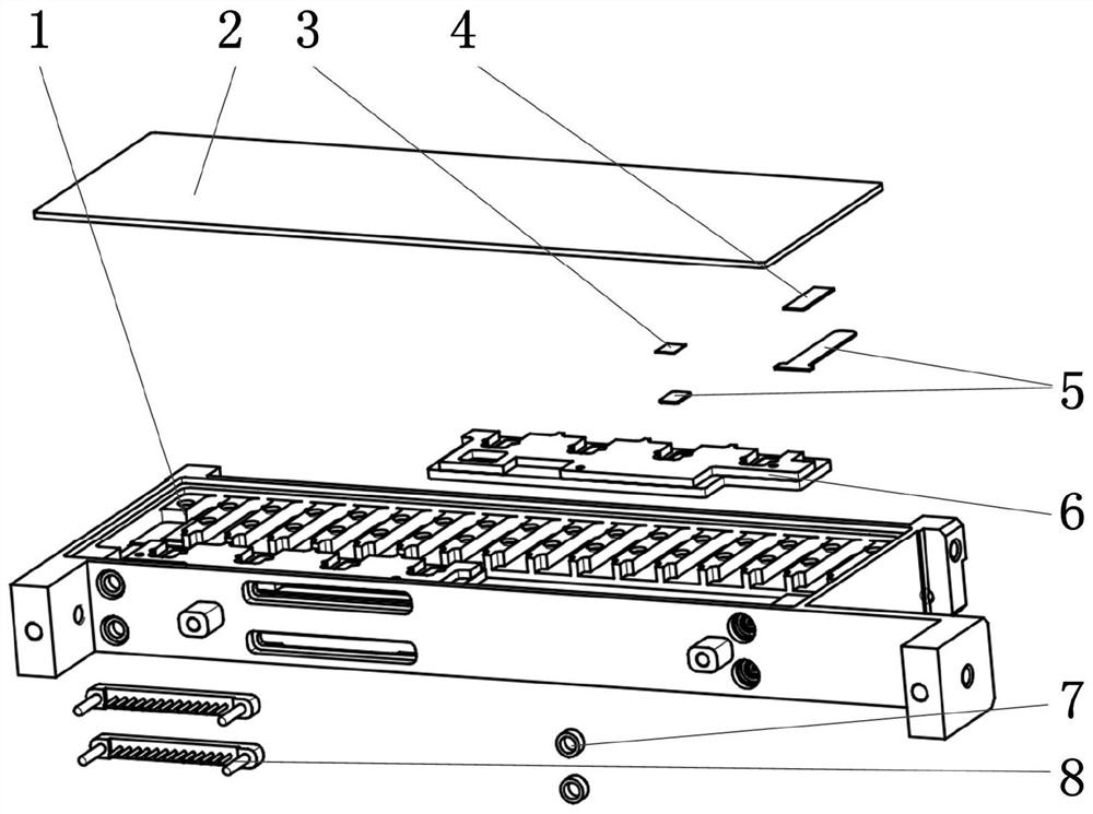 High-reliability millimeter-wave component step welding assembly method