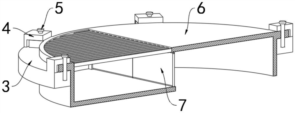 Municipal well lid suitable for municipal roads and capable of preventing peculiar smell diffusion