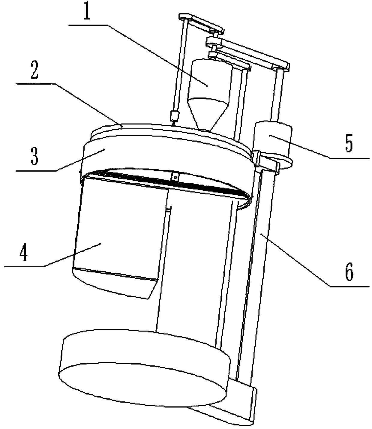 Fine sand screening device capable of automatically discharging coarse sand