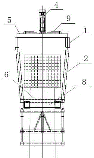 Spanning self-climbing type translational crane of wind power generation tower