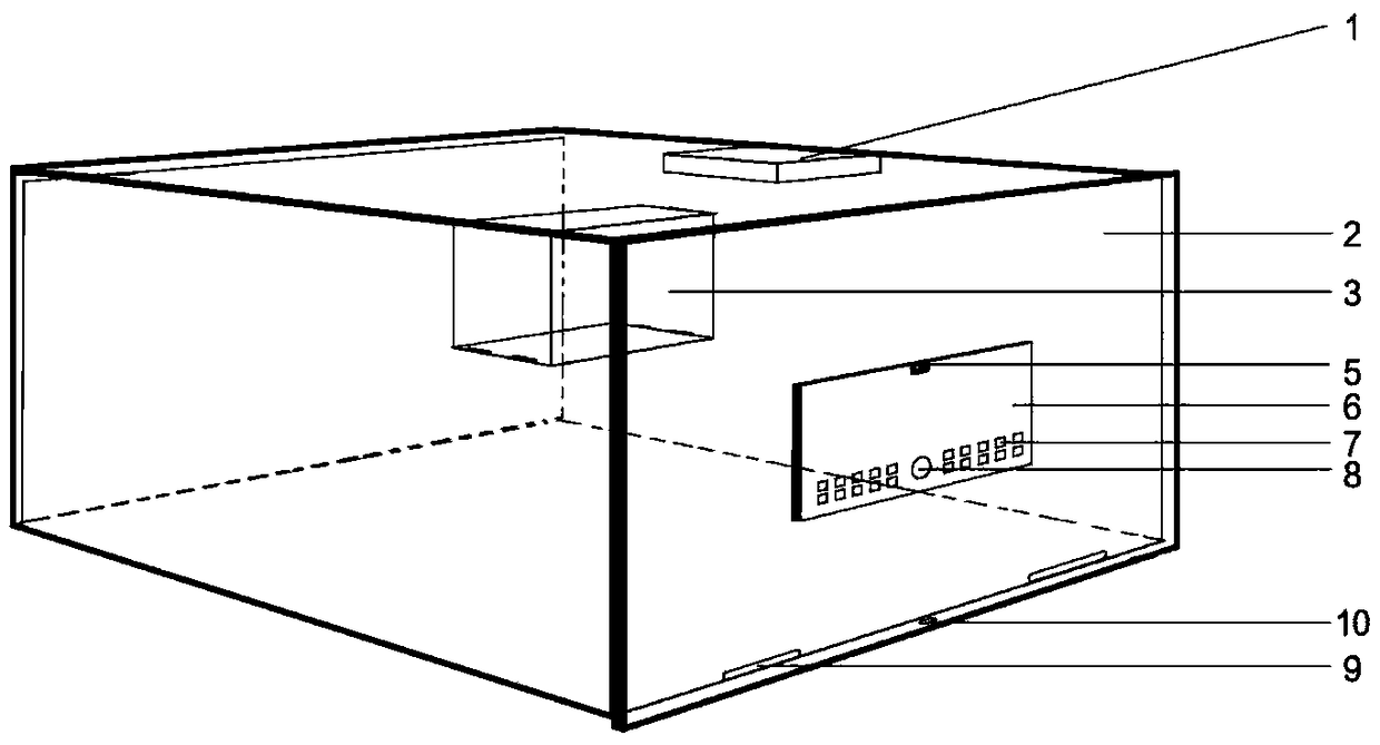 Intelligent logistics terminal for doorway of user