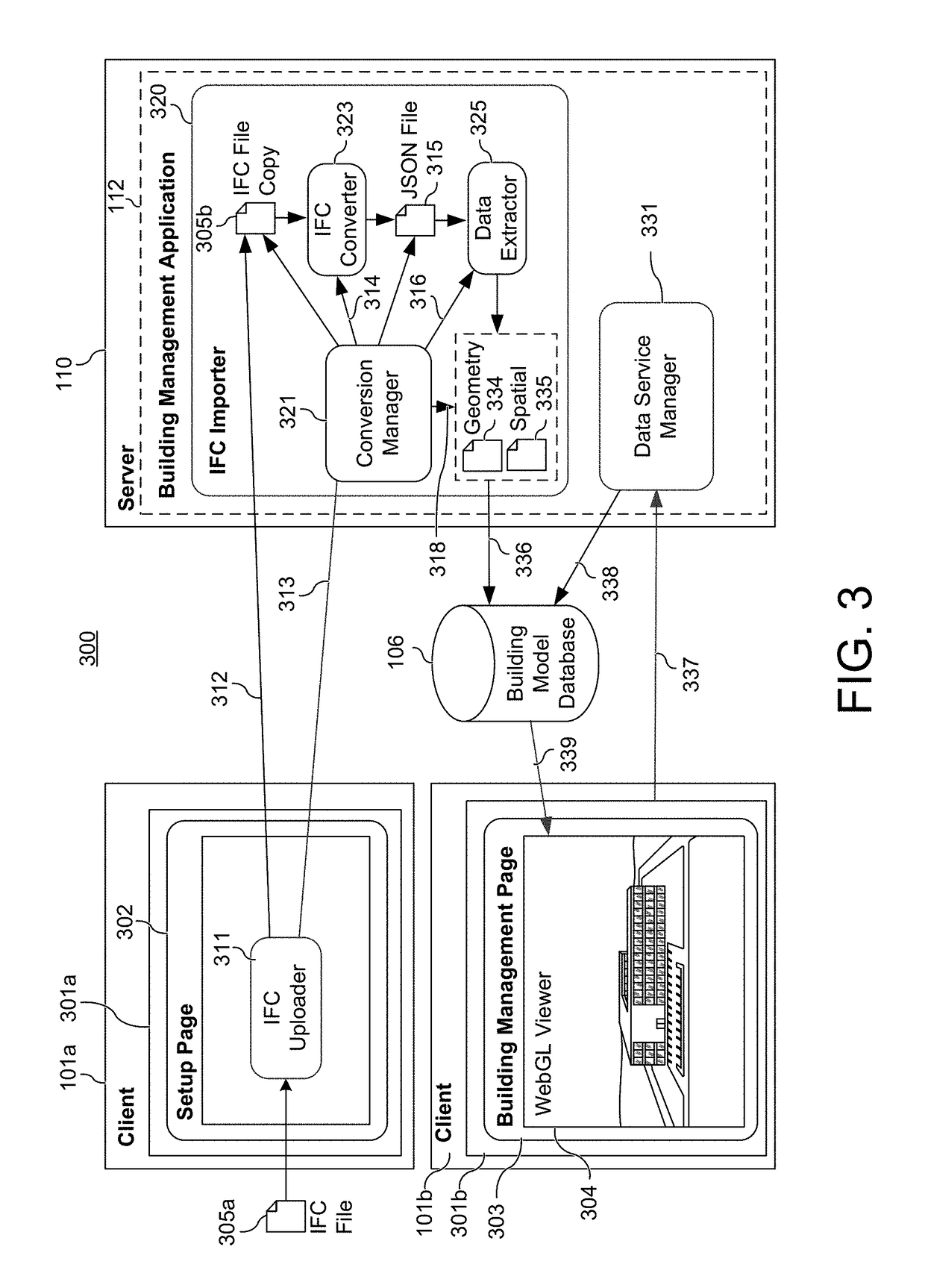 Three-dimensional building management system visualization