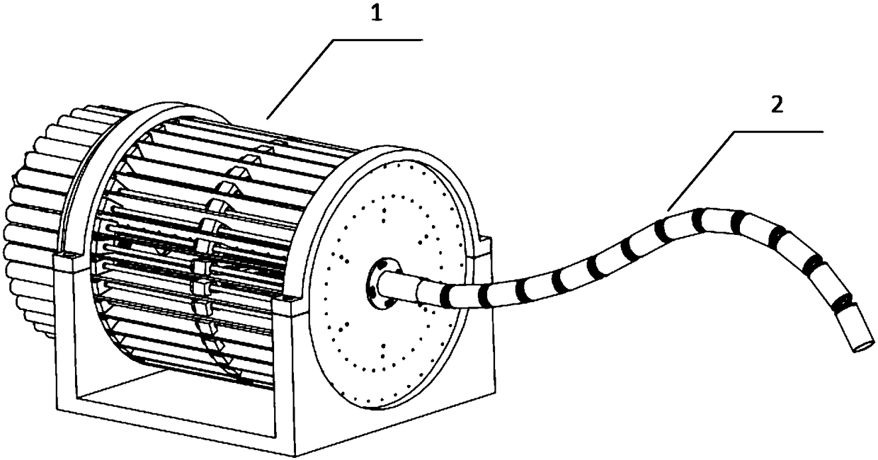 Modular wire-driven continuum robotic arm