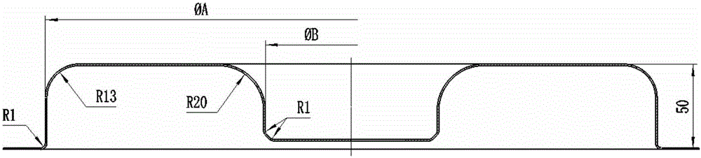 Thin-wall sheet metal part stamping molding method