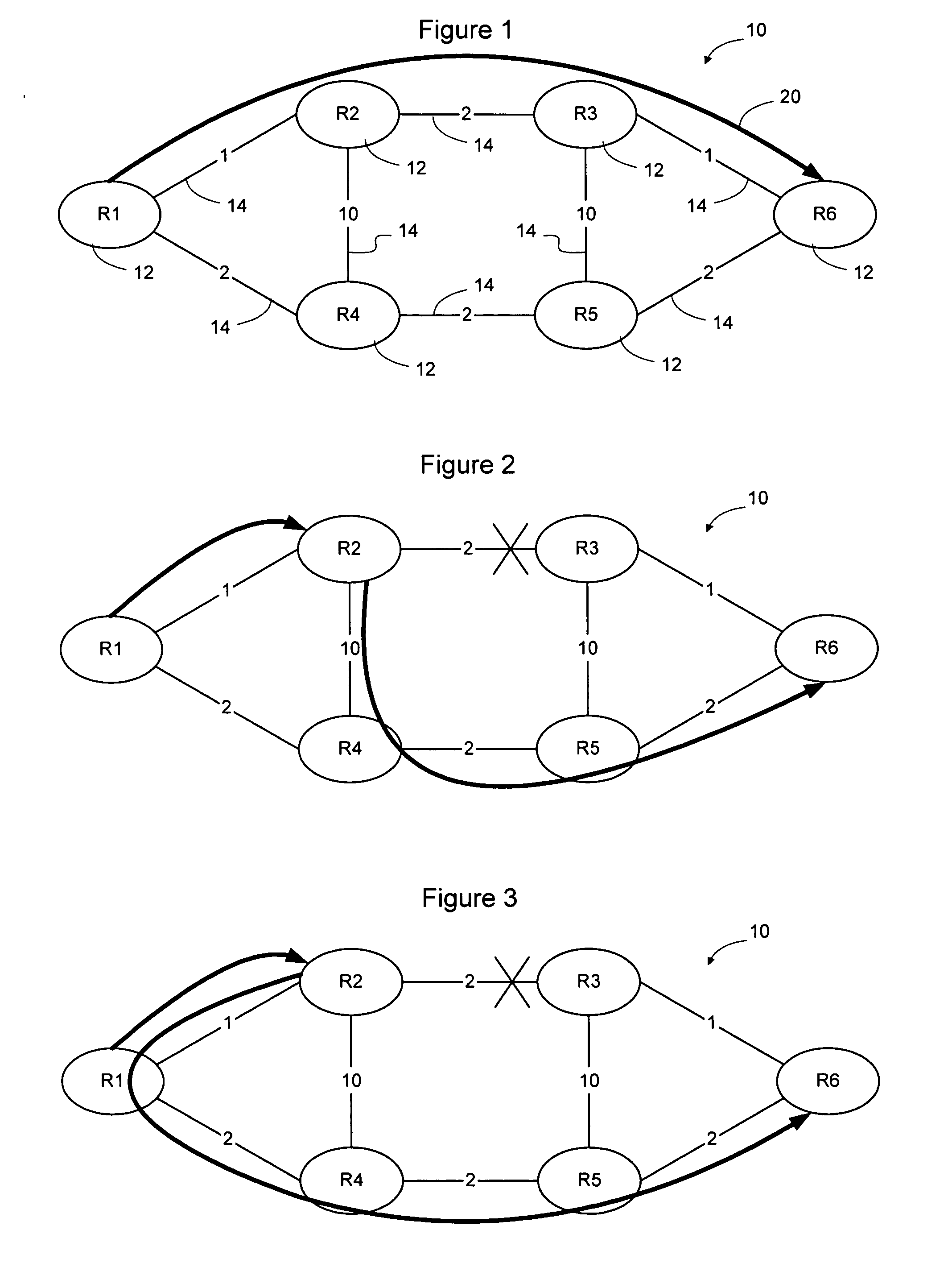 Method and apparatus for selecting between available neighbors in a rapid alternate path calculation