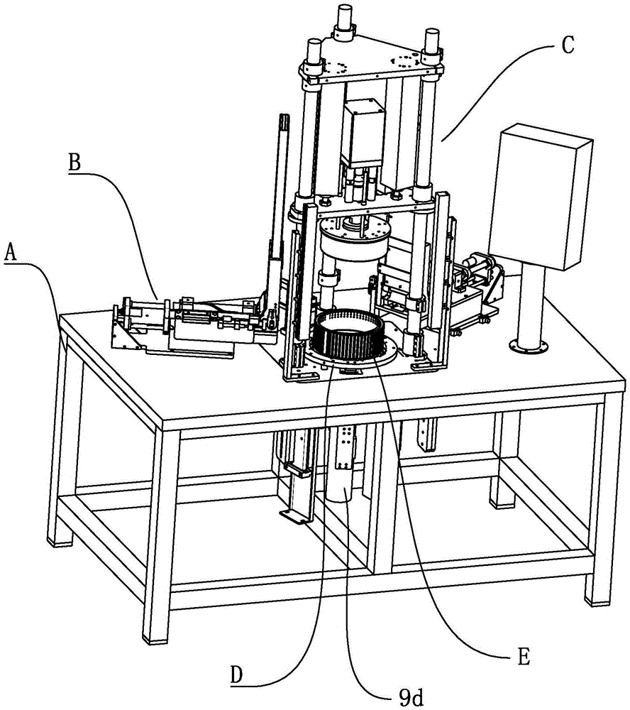 Impeller assembly machine