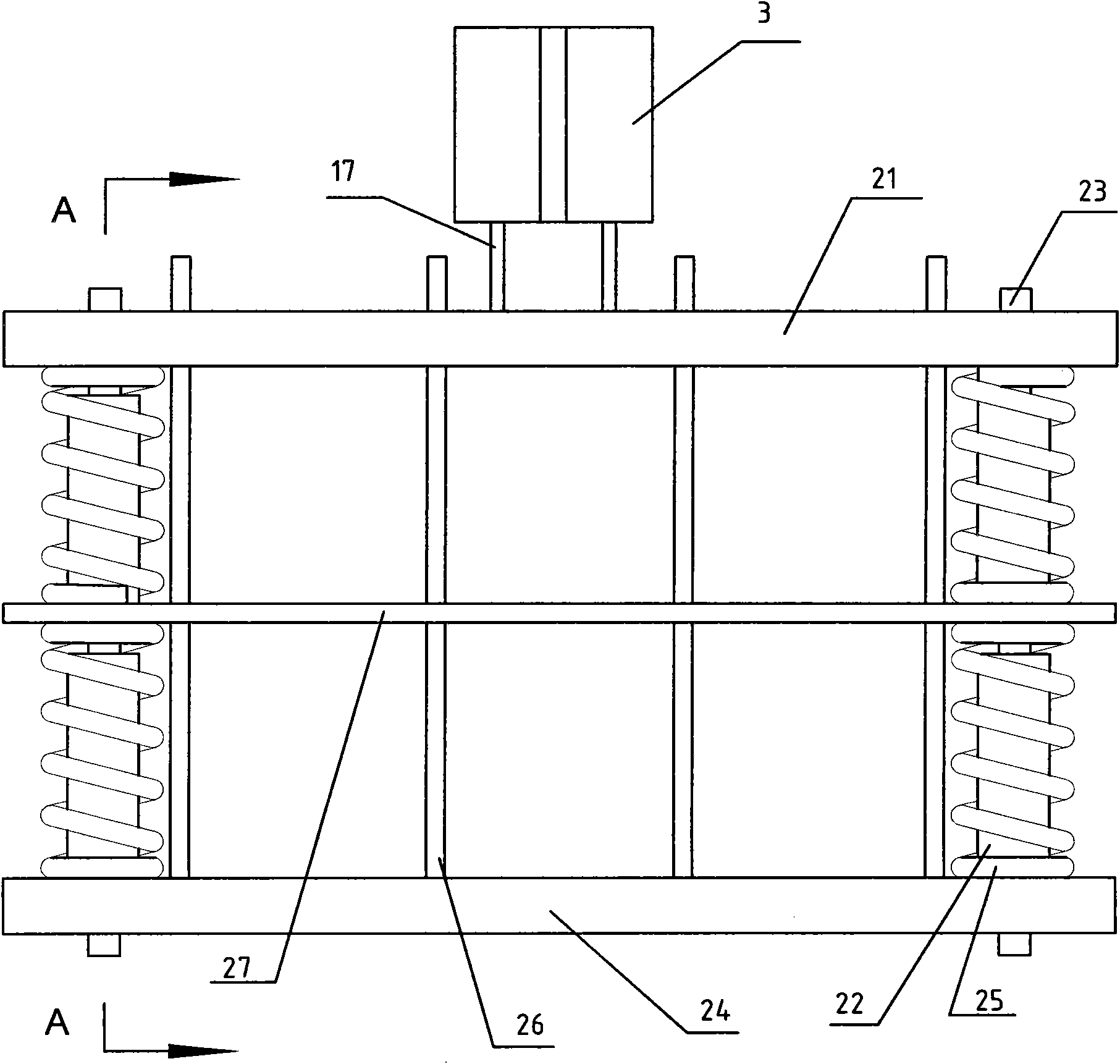 Automatic accumulator tank charging machine