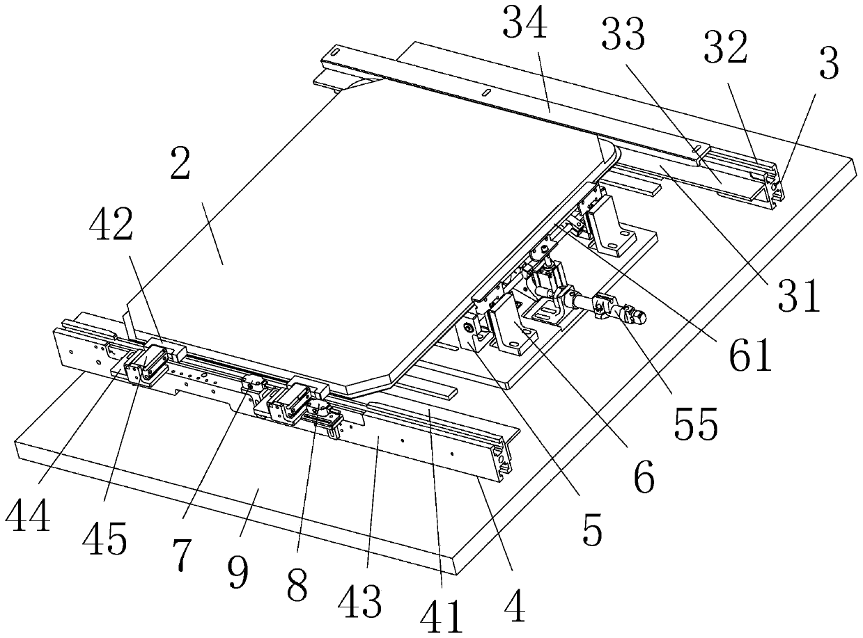 Fingerprint module identification code scanning device and scanning method