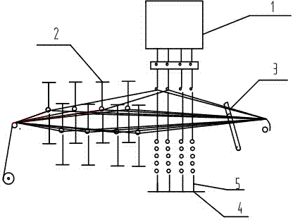 Tapestry weaving semi-automatic sample weaving machine