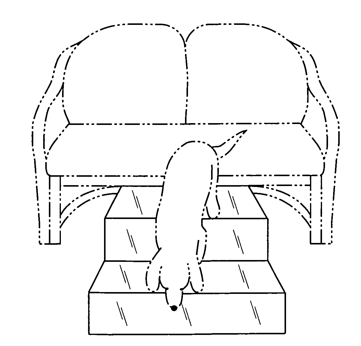 Portable stair assembly for pets