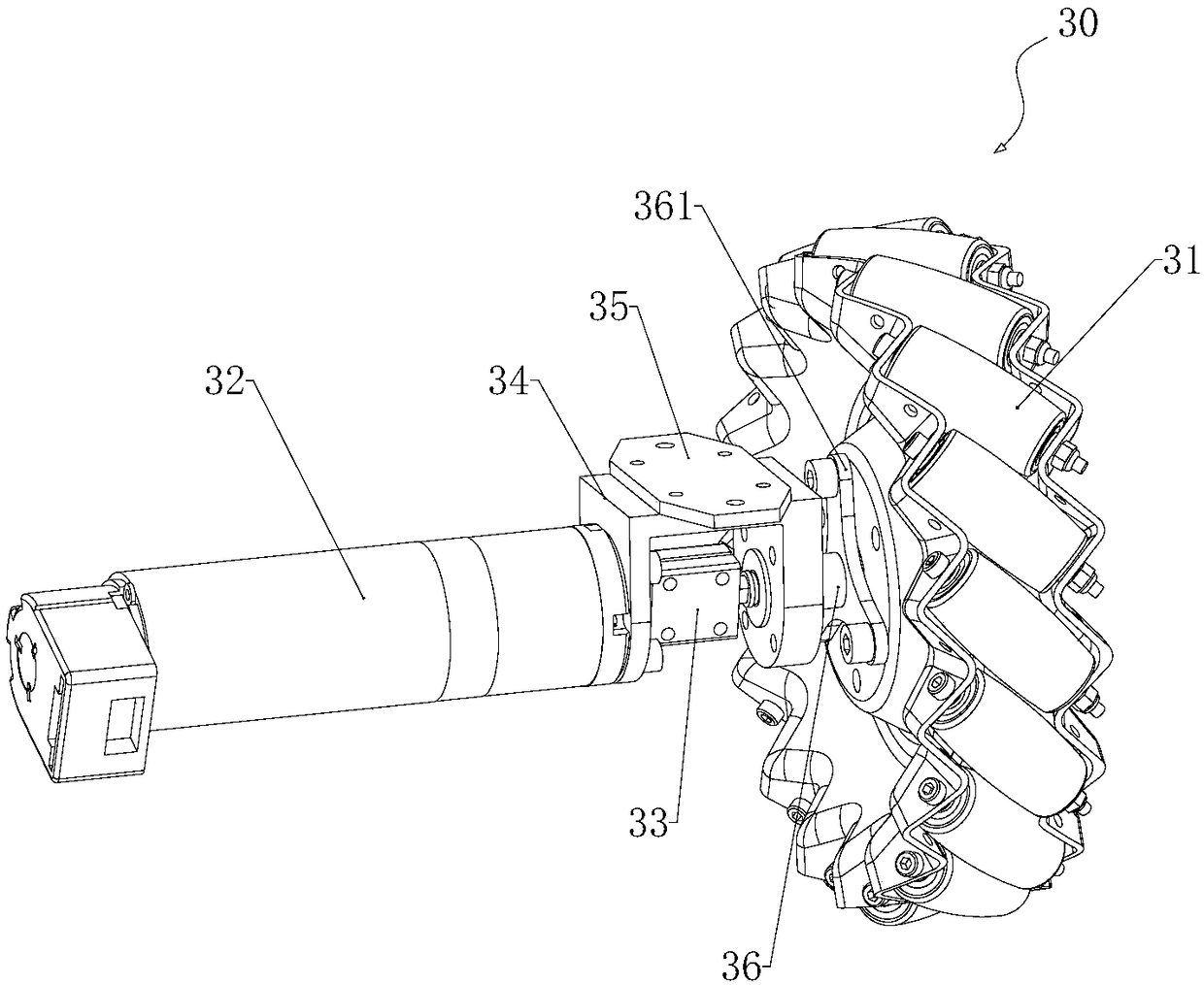 Wheel-track combined omnidirectional mobile robot