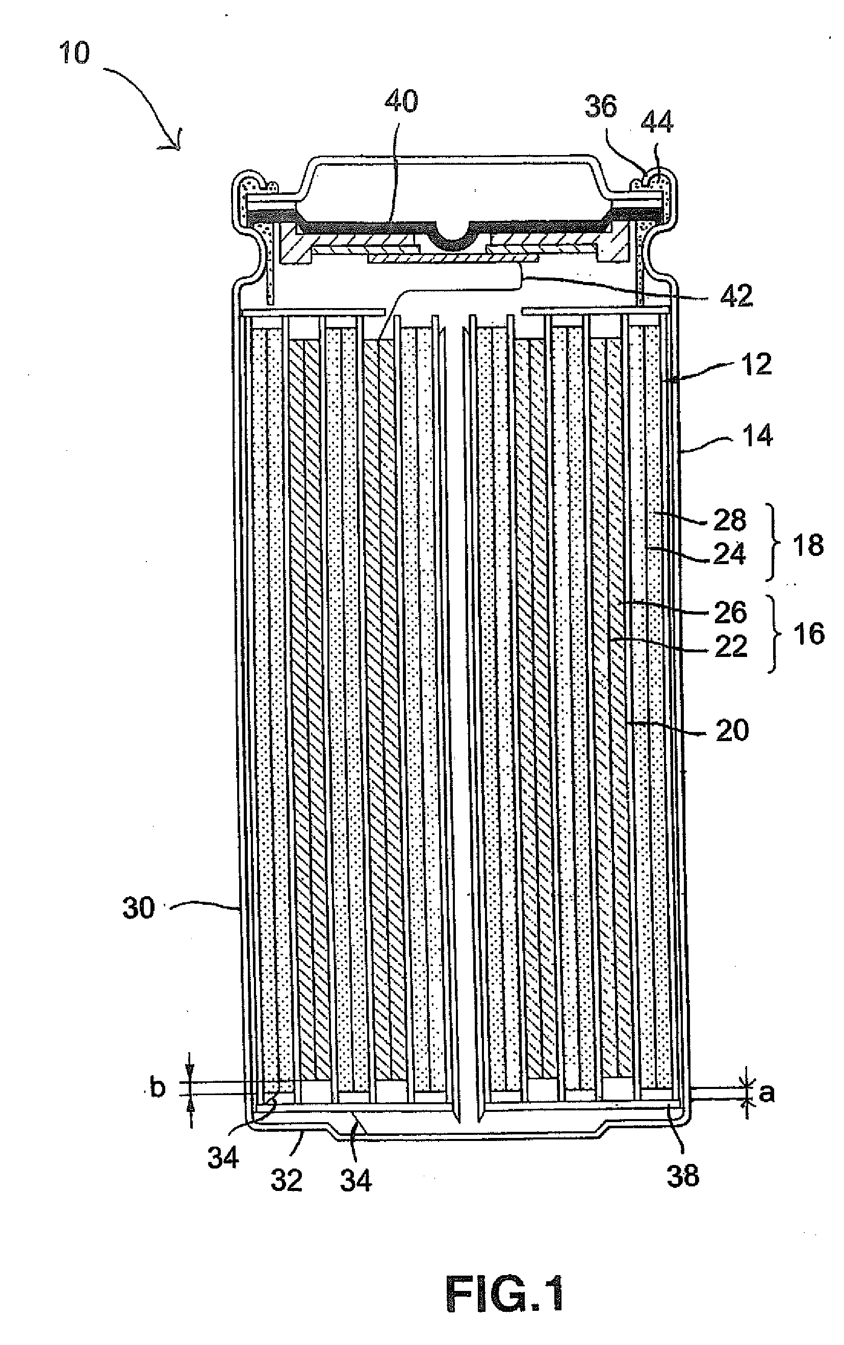 Secondary electrochemical cell