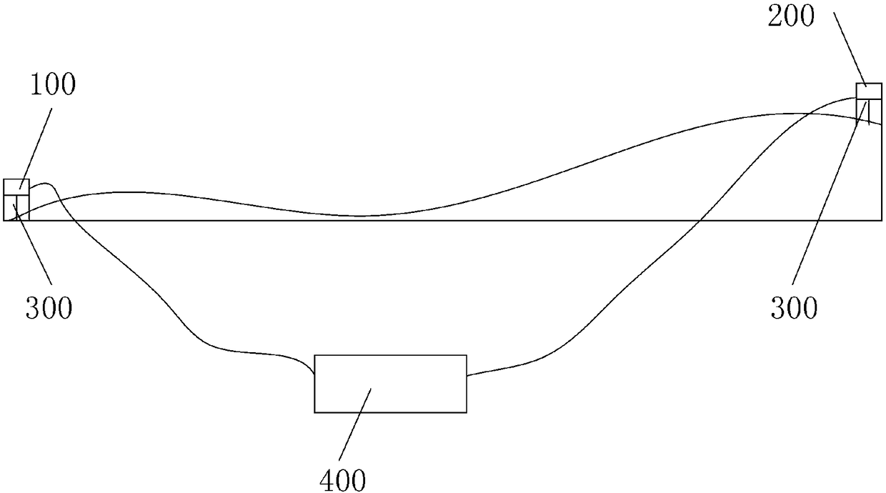 Road construction level device on the basis of AGPS positioning and measurement method