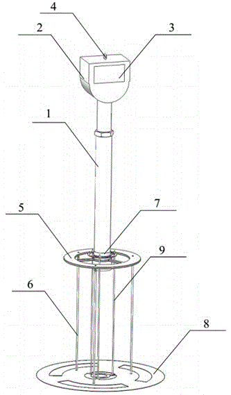 Inductance type sediment thickness measurement instrument and measuring method