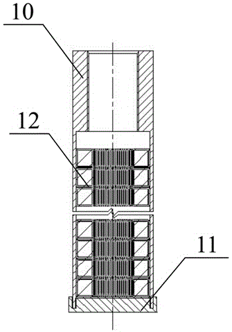 Inductance type sediment thickness measurement instrument and measuring method