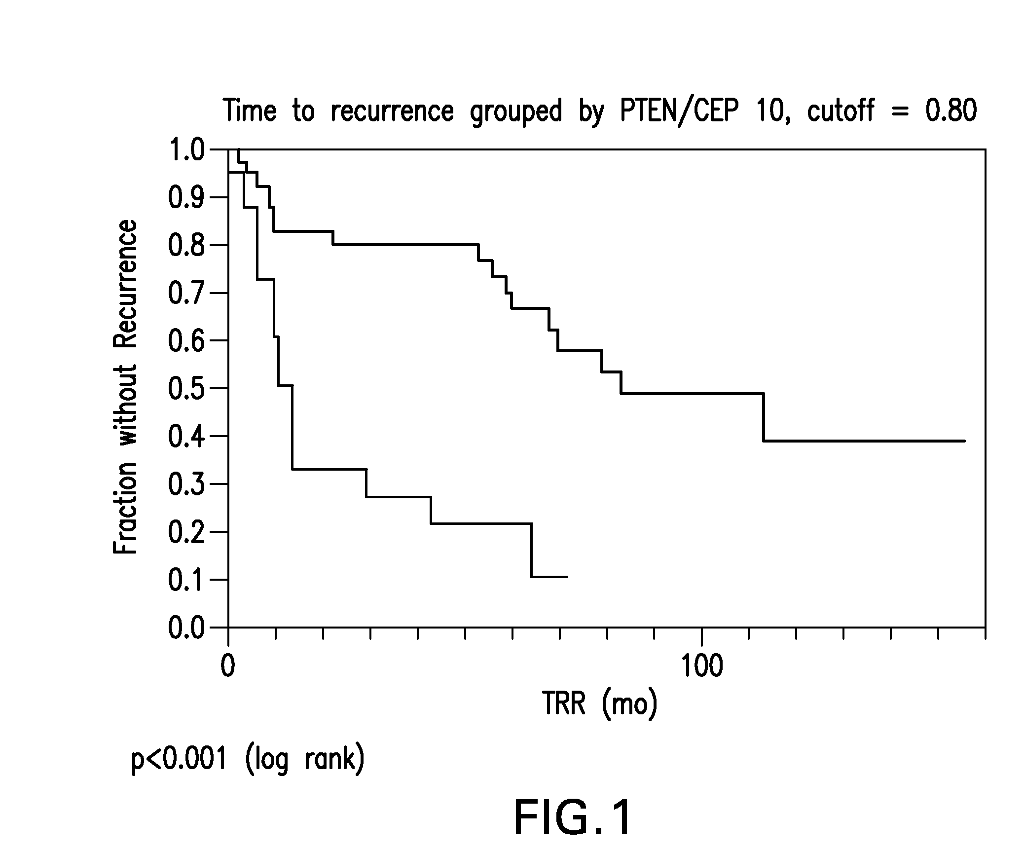 Prognostic test for early stage non small cell lung cancer (NSCLC)