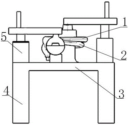 Seamless combination technology for sand cores of double-vortex volute