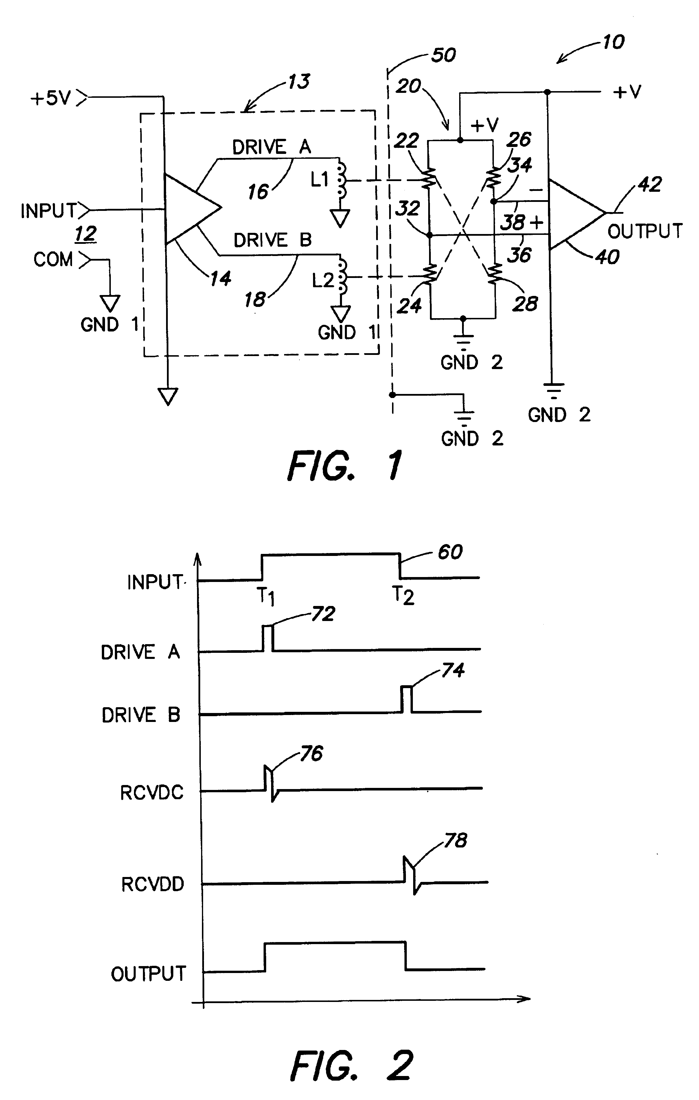 Non-optical signal isolator