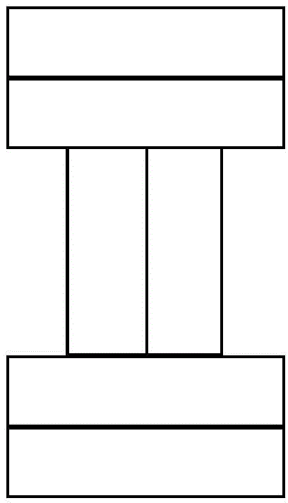 I-shaped integrated material for structure and manufacturing method thereof