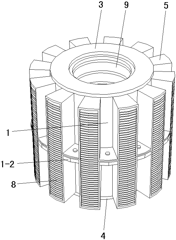 Heat dissipation device of LED lamp and LED lamp