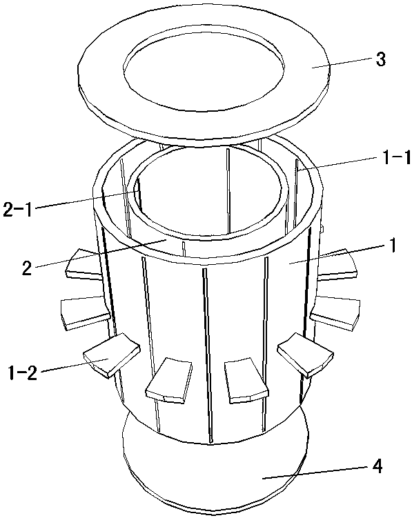 Heat dissipation device of LED lamp and LED lamp