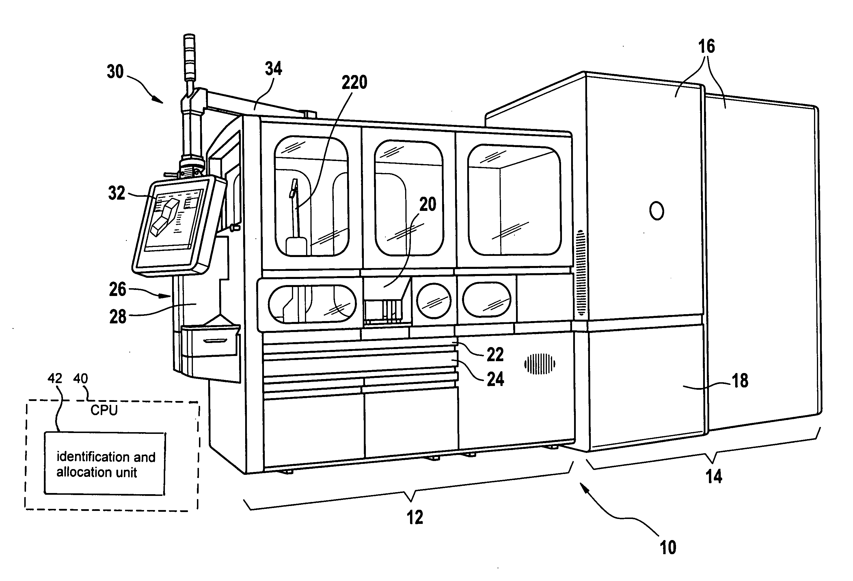 Method and laboratory system for handling sample tubes and an image analyzing unit